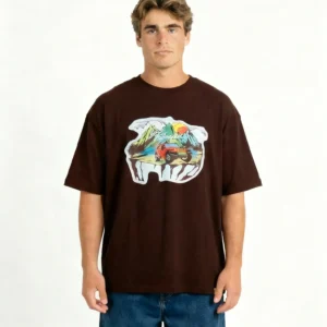 The Mountain Adventure Round Neck Loose Fit T-shirt