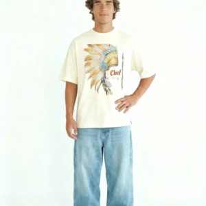 Tribal Chief Round Neck Loose Fit T-shirt