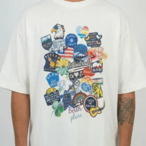 Nature Adventure Doodles Loose Fit T-shirt