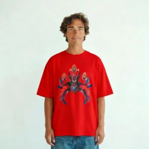 Tribal Feathers Crown Loose Fit T-shirt