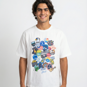 Nature Adventure Doodles Regular Fit T-shirt