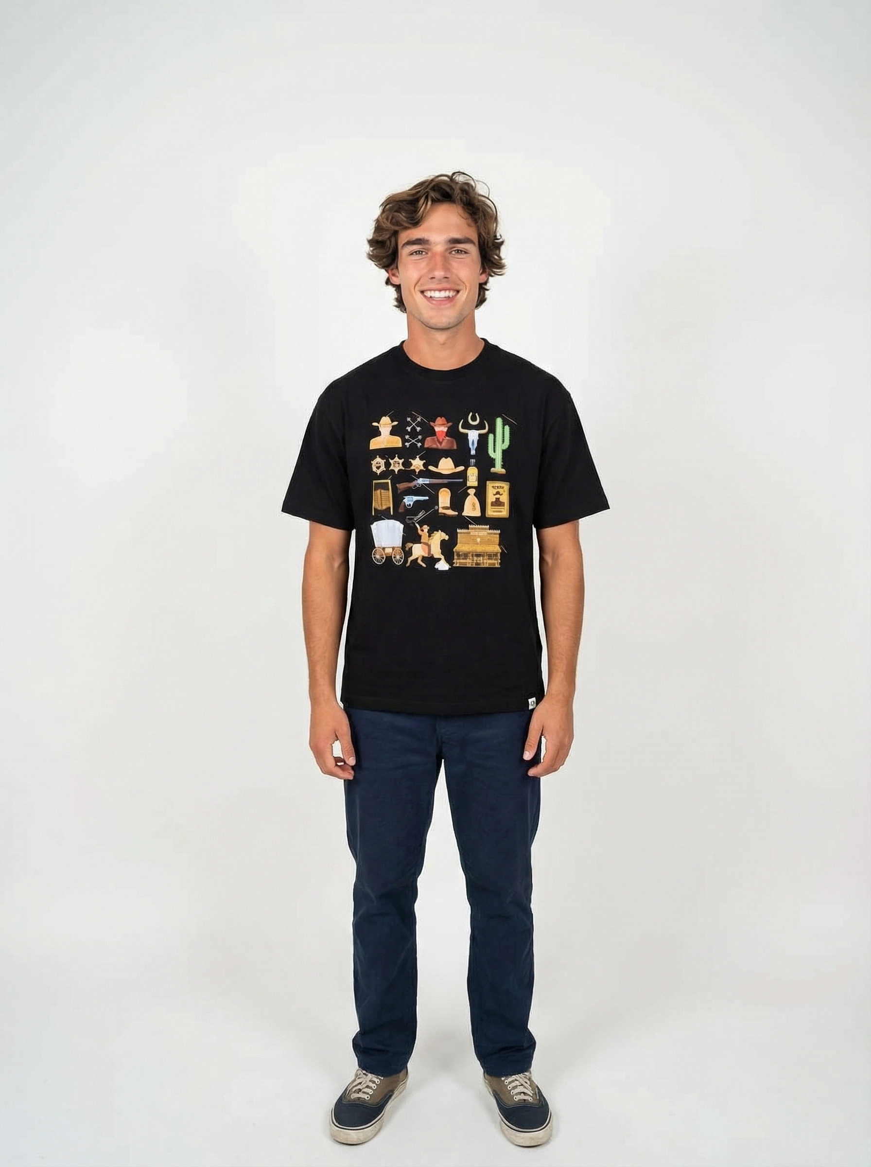 Cowboy Up, Ride Hard Live Free Regular Fit T-shirt